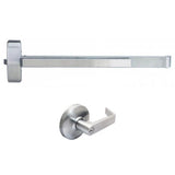 Cal-Royal Panic Rim Exit Device with Key-in-Lever Storeroom Trim - A9800 x STR05L
