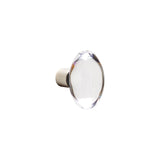 Oval Crystal Cabinet Knob 1" x 1 3/4"