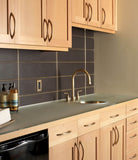 Kitchen Deck Mount Faucet with Arched Spout
