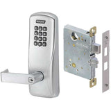 Schlage CO-100-MS-70-KP-RHO Electronic Mortise Lock with Keypad, Storeroom Function, Rhodes Lever