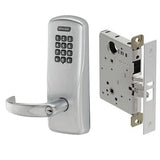 Schlage CO-100-MS-40-KP-SPA Electronic Mortise Lock with Keypad, Privacy Function, Sparta Lever