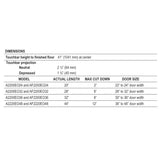 Cal-Royal Panic Rim Exit Device with Passage Lever Trim - A2200 x PAS30L