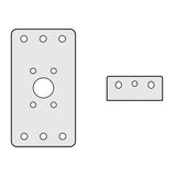 Cal-Royal 401 Shim Kit for 2200 Series Rim Exit Devices