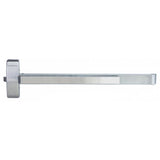 Cal-Royal A9800 x ICCRCODE204 Panic Rim Exit Device with Mechanical Push Button Lever Trim, SFIC Prep