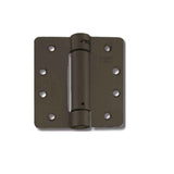 Cal-Royal 4" x 4" Full Mortise 1/4" Radius Round Corner Spring Hinge in Single Acting - NEWSH44R