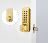 CodeLocks CL210 MECHANICAL Mortice Bolt, PVD Polished Brass