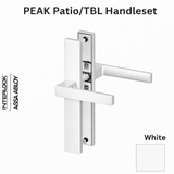 Interlock PEAK Swing Door Handle – Patio/TBL, White