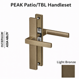 Interlock PEAK Swing Door Handle – Patio/TBL, Light Bronze