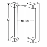 Interlock Crest Sliding Door Turn Lever 42 mm spindle, Light Bronze