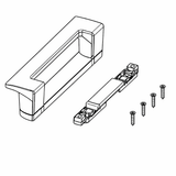 Interlock Crest Interior Handle And Baseplate , 13-711W