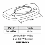 Interlock Window Sash Lock, 50-1065w