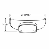 Interlock Sash Lock Cover, 50-1474w