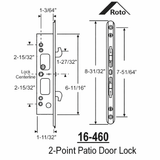 Interlock Sliding Door Mortise Lock, 16-460