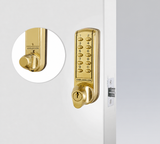 CodeLocks CL2255 ELECTRONIC Tubular Mortice Latch PVD P/Brass