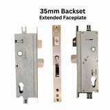 Interlock LCL 4-Point Active Lock, 35mm Backset, 92mm PZ, Extended Stainless Faceplate – DL01-6510