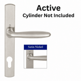 HOPPE MULTIPOINT LOCK HANDLESET, VERONA, M151/216N, CYLINDER NOT INCLUDED - Resista® Satin Nickel  -2087074