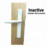 HOPPE Multipoint Lock Handleset - M151/216N VERONA INACTIVE - Pure White ,8773375