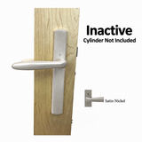 HOPPE Multipoint Lock Handleset - M151/216N VERONA INACTIVE - Resista® Satin Nickel ,2087111