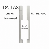 Dallas Non Keyed Door Handle For Sliding Glass Patio Doors HLS9000 2-1/4" Door Handle