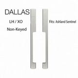 Dallas Non Keyed Door Handle For Sliding Glass Patio Doors Ashland Sentinel 1-3/4", Alpine Frost