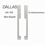 Dallas Non Keyed Door Handle For Sliding Glass Patio Doors Ashland Sentinel Narrow 1-3/4", Alpine Frost