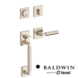 Baldwin Estate 85318 Gramercy with Engineered by Level Square Deadbolt Sectional Set