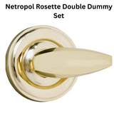 Brass Accents Netropol Rosette Double Dummy Set - D07-L360D