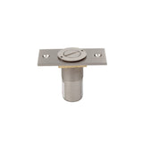 DA-DPS02-US15 Rockwell Dustproof Strike with Mounting Plate with locking feature in Brushed Nickel Finish