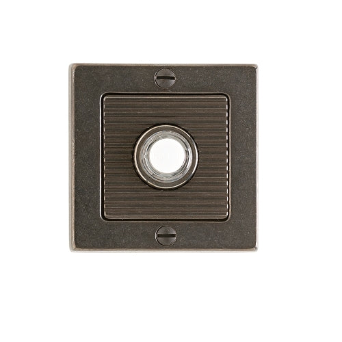 Round Designer Doorbell Button 3 1/2" x 3 1/2" - Round Designer Escutcheon 3 1/2"