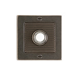 Round Designer Doorbell Button 3 1/2" x 3 1/2" - Round Designer Escutcheon 3 1/2"