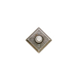 Diamond Doorbell Button 3 9/16" x 3 9/16"