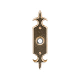 Rocky Mountain Fleur de Lis Doorbell Button 2" x 8"