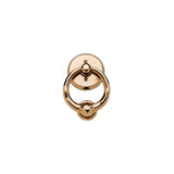 Round Door Knocker 4″ -  Diamond Escutcheon - 3 9/16