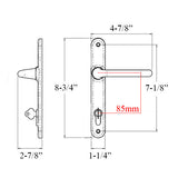 INTERLOCK LCL 85MM ARIA HANDLE SET, NO CYLINDER