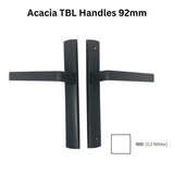 Interlock Acacia TBL Non-Operable Exterior Handleset – 92mm, White