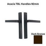 Interlock Acacia TBL Non-Operable Exterior Handleset – 92mm,Dark Bronze