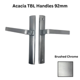 Interlock Acacia TBL Non-Operable Exterior Handleset – 92mm, Brushed Chrome
