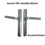 Interlock Acacia TBL Non-Operable Exterior Handleset – 92mm,Brushed Nickel