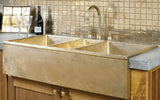 Kitchen Deck Mount Faucet with Arched Spout