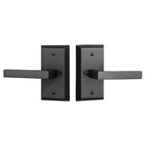 E2ADL1141US10B Rockwell Premium Aqua Solid Brass Privacy Set with Delta Lever in Antique Black