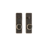 Rocky Mountain Hammered Privacy Set – 2 1/2″ x 8″