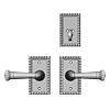 Rocky Mountain Corbel Rectangular Entry Set 2 1/2″ x 4 1/2″