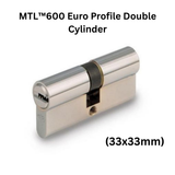 MUL-T-LOCK MTL™600 Euro Profile Double Cylinder (33x33mm)