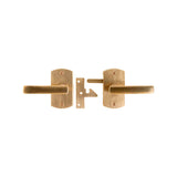 Rocky Mountain Curved Gate Hardware 2 1/2" x 4 1/2"