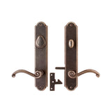 Rocky Mountain Arched Keyed Gate Hardware 2 1/2" x 13"