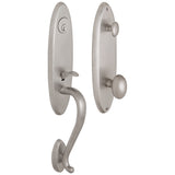 EAGH2001HHUS15 Rockwell Premium 200 Series Single Cylinder Handle Set with Helmsley Knob in Brushed Nickel