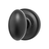 EAH117110B Rockwell Premium Half Dummy Helmsley Knob in Antique Black Finish