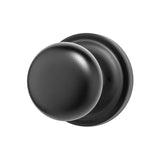 EAS117110B Rockwell Premium Half Dummy Sandhill Knob in Antique Black Finish