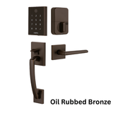 Emtek EMP20204 EMPOWERED™ 2 TOUCH ENTRY SET WITH ARES GRIP