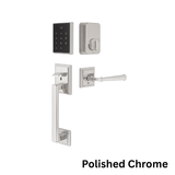 Emtek EMP20206 EMPowered Motorized Touchscreen Keypad Entry Set with Hamden Grip